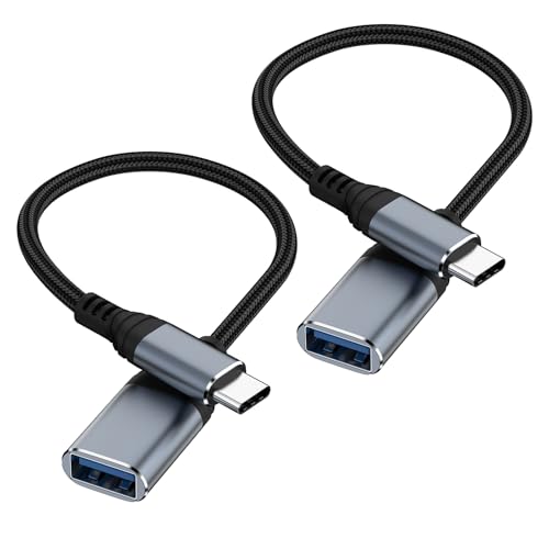 LUIRSAY Adapter USB C auf USB, 2PCS OTG USB C Adapter auf USB Kompatibel mit iPhone 16/15 Serie,iPad Pro,MacBook Pro M4, Mac Mini, Sumsung Galaxy S24/S23 Serie von LUIRSAY