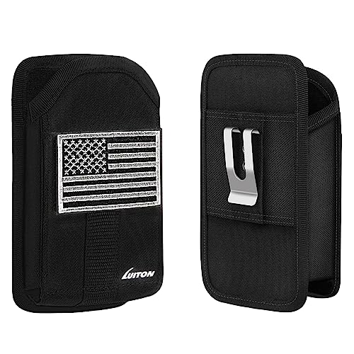 Zebra TC77 TC70 Scanner-Holster-Tragetasche, kompatibel mit Zebra TC75x, TC75, TC70x, TC70, TC72, TC77 Handheld Barcode Touch Mobile Computer, Scanner-Hülle mit Metallclip und Gürtelschlaufen von LUITON
