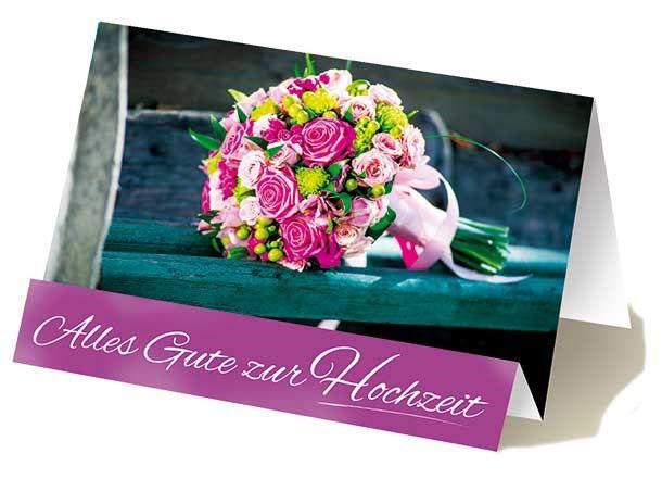 LUMA Glückwunschkarte LUMA Hochzeitskarte Rosen NM_ATEK247 DIN B6 von LUMA