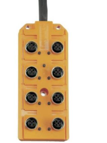 Lumberg Automation ASB 8/LED 5-4-331/5M 60603 Sensor/Aktorbox passiv M12-Verteiler mit Metallgewinde von LUMBERG AUTOMATION