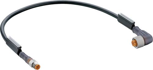Lumberg Automation RSMV 3-RKWT 4-3-224/1M Sensor-/Aktor-Steckverbinder, konfektioniert M12 Stecker, von LUMBERG AUTOMATION