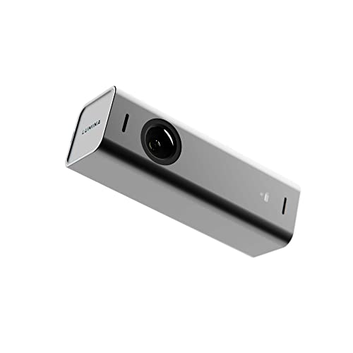LUMINA 4K-Webcam: Webcam in Studioqualität mit KI. Sehen Sie bei jedem Videoanruf großartig aus. Kompatibel mit Mac und PC (Atomgrau) von LUMINA