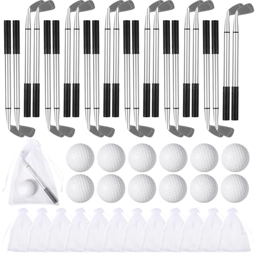 78-teiliges Golf-Partyzubehör-Set mit 24 Golf-Kugelschreibern, 24 PU-Stressbällen, 30 Geschenktüten, Golf-Requisiten für Sport-Themenveranstaltungen 78-teiliges Golf-Partyzubehör-Set mit 24 Golf-Kugelschreibern, 24 PU-Stressbällen, 30 Geschenktüten, Golf-Requisiten für Sport-Themenveranstaltungen von LUMINFLY