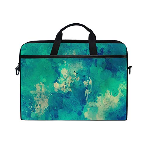 LUNLUMO Abstrakte Kunst Aquarell Grün 15 Zoll Laptop und Tablet Tasche Durable Tablet Sleeve für Business/College/Damen/Herren von LUNLUMO