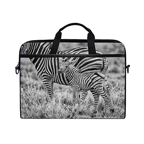 LUNLUMO Animal Zebra Family Migration 15 Zoll Laptop und Tablet Tasche Durable Tablet Sleeve for Business/College/Women/Men von LUNLUMO