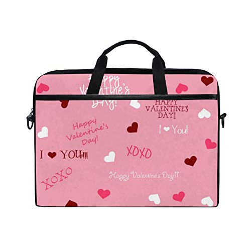 LUNLUMO Happy Valentine Day Pattern 15 Zoll Laptop und Tablet Tasche Durable Tablet Sleeve for Business/College/Women/Men von LUNLUMO