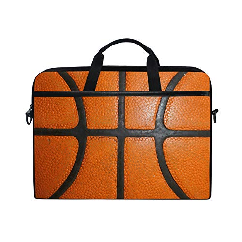 LUNLUMO Orange Basketball 15 Zoll Laptop und Tablet Tasche Durable Tablet Sleeve für Business/College/Damen/Herren von LUNLUMO