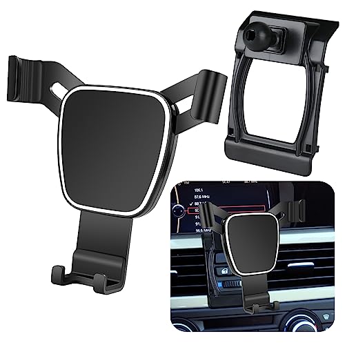 LUNQIN Handyhalterung Auto für BMW 3er Serie Sedan 2005-2012 E90 E92 E93 323 325i 328i 330i 335i 335d Handyhalterung T-Halterung Navigationszubehör Innendekoration Montagehülle von LUNQIN