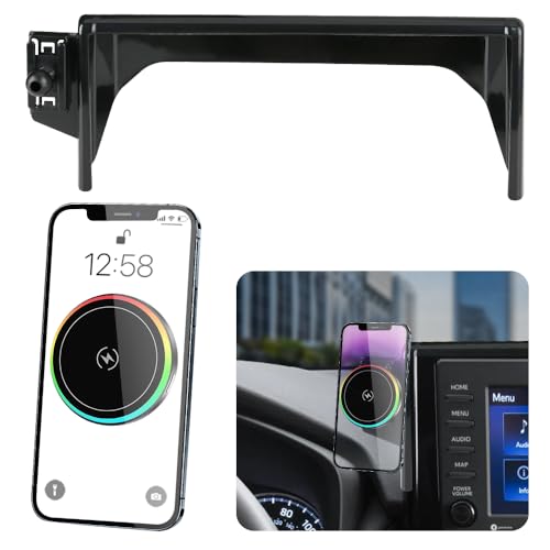 LUNQIN Magnetische KFZ-Handyhalterung für Toyota RAV4 LE XLE und RAV4 Hybrid LE XLE SE Woodland XLE-Premium und RAV 4 Prime SE, Autozubehör, Handyhalterung, schnelles 15 W kabelloses Ladegerät LUNQIN Magnetische KFZ-Handyhalterung für Toyota RAV4 LE XLE und RAV4 Hybrid LE XLE SE Woodland XLE-Premium und RAV 4 Prime SE, Autozubehör, Handyhalterung, schnelles 15 W kabelloses Ladegerät von LUNQIN
