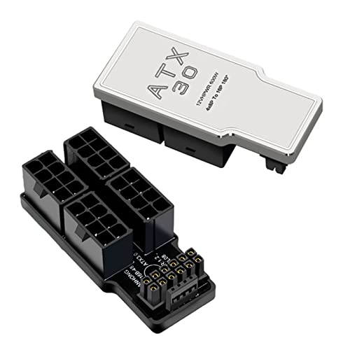 LUOFANG 4x8Pin 40 Series Grafikkarte ATX3.0 12+4P 600W 180 Grad Servolenkungsanschluss für Grafikprozessoreinheit von LUOFANG