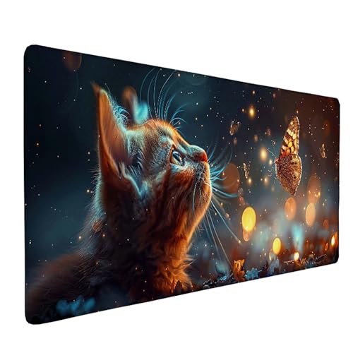 Schreibtischunterlage Blau Mauspad XXL 1500 x 800mm, Mousepad Löwe Gaming Mauspad Wassxerdicht Anti-Rutsch Mouse Pad Vernähte Kanten Gaming Zubehör für PC, Laptop, Büro, Zuhause, Geschenke -ly2505WN Schreibtischunterlage Blau Mauspad XXL 1500 x 800mm, Mousepad Löwe Gaming Mauspad Wassxerdicht Anti-Rutsch Mouse Pad Vernähte Kanten Gaming Zubehör für PC, Laptop, Büro, Zuhause, Geschenke -ly2505WN von LUOLYYEI