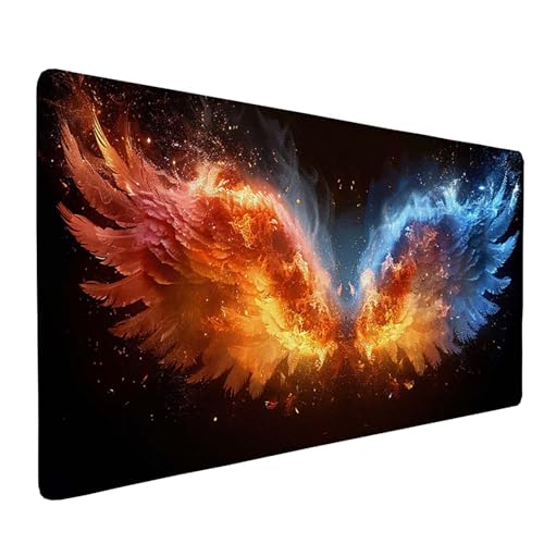 Schreibtischunterlage Farbe Mauspad XXL 1500 x 800mm, Mousepad Wolf Gaming Mauspad Wassxerdicht Anti-Rutsch Mouse Pad Vernähte Kanten Gaming Zubehör für PC, Laptop, Büro, Zuhause, Geschenke -ly250552 Schreibtischunterlage Farbe Mauspad XXL 1500 x 800mm, Mousepad Wolf Gaming Mauspad Wassxerdicht Anti-Rutsch Mouse Pad Vernähte Kanten Gaming Zubehör für PC, Laptop, Büro, Zuhause, Geschenke -ly250552 von LUOLYYEI