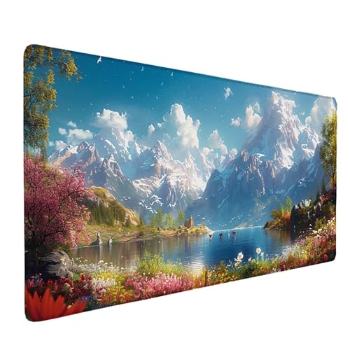 Schreibtischunterlage Gelb Mauspad XXL 1500 x 800 mm, Mousepad Baum Gaming Mauspad Wassxerdicht Anti-Rutsch Mouse Pad Vernähte Kanten Gaming Zubehör für PC, Laptop, Büro, Zuhause, Geschenke -ly250583 Schreibtischunterlage Gelb Mauspad XXL 1500 x 800 mm, Mousepad Baum Gaming Mauspad Wassxerdicht Anti-Rutsch Mouse Pad Vernähte Kanten Gaming Zubehör für PC, Laptop, Büro, Zuhause, Geschenke -ly250583 von LUOLYYEI