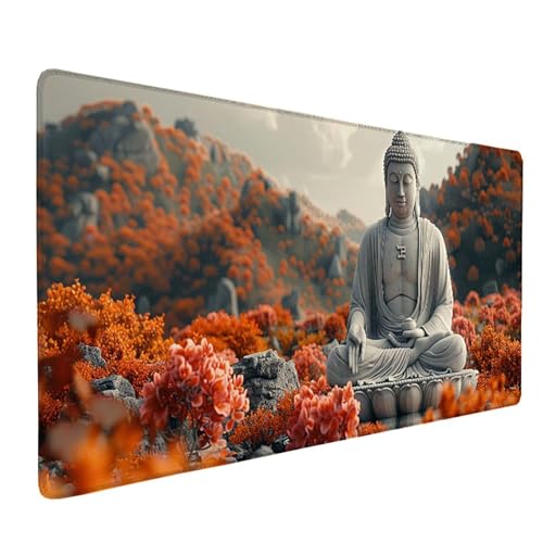 Schreibtischunterlage Gelb Mauspad XXL 1500 x 800 x 3 mm, Mousepad Katze Gaming Mauspad Wassxerdicht Anti-Rutsch Mouse Pad Vernähte Kanten Gaming Zubehör für PC, Laptop, Büro, Zuhause -ly2505IL Schreibtischunterlage Gelb Mauspad XXL 1500 x 800 x 3 mm, Mousepad Katze Gaming Mauspad Wassxerdicht Anti-Rutsch Mouse Pad Vernähte Kanten Gaming Zubehör für PC, Laptop, Büro, Zuhause -ly2505IL von LUOLYYEI