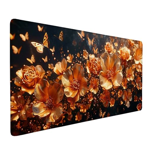 Schreibtischunterlage Gelb Mauspad XXL 1500 x 800mm, Mousepad Pferd Gaming Mauspad Wassxerdicht Anti-Rutsch Mouse Pad Vernähte Kanten Gaming Zubehör für PC, Laptop, Büro, Zuhause, Geschenke -ly2505CI Schreibtischunterlage Gelb Mauspad XXL 1500 x 800mm, Mousepad Pferd Gaming Mauspad Wassxerdicht Anti-Rutsch Mouse Pad Vernähte Kanten Gaming Zubehör für PC, Laptop, Büro, Zuhause, Geschenke -ly2505CI von LUOLYYEI