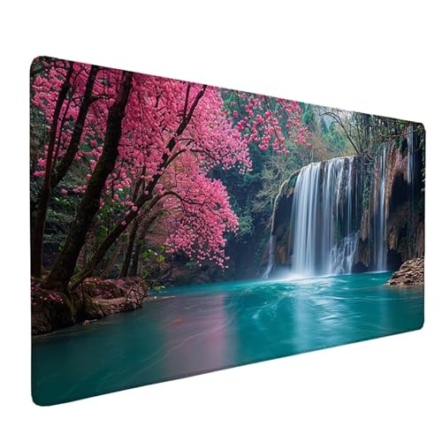 Schreibtischunterlage Grün Mauspad XXL 800 x 300mm, Mousepad Wiese Gaming Mauspad Wassxerdicht Anti-Rutsch Mouse Pad Vernähte Kanten Gaming Zubehör für PC, Laptop, Büro, Zuhause, Geschenke -ly250574 Schreibtischunterlage Grün Mauspad XXL 800 x 300mm, Mousepad Wiese Gaming Mauspad Wassxerdicht Anti-Rutsch Mouse Pad Vernähte Kanten Gaming Zubehör für PC, Laptop, Büro, Zuhause, Geschenke -ly250574 von LUOLYYEI
