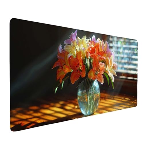 Schreibtischunterlage Rot Mauspad XXL 1500 x 800mm, Mousepad Sonnenuntergang Gaming Mauspad Wassxerdicht Anti-Rutsch Mouse Pad Vernähte Kanten Gaming Zubehör für PC, Laptop, Büro, Zuhause -ly25055V Schreibtischunterlage Rot Mauspad XXL 1500 x 800mm, Mousepad Sonnenuntergang Gaming Mauspad Wassxerdicht Anti-Rutsch Mouse Pad Vernähte Kanten Gaming Zubehör für PC, Laptop, Büro, Zuhause -ly25055V von LUOLYYEI