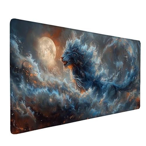 Schreibtischunterlage Schwarz Mauspad XXL 1500x800 mm, Mousepad Eule Gaming Mauspad Wassxerdicht Anti-Rutsch Mouse Pad Vernähte Kanten Gaming Zubehör für PC, Laptop, Büro, Zuhause, Geschenke -ly250572 Schreibtischunterlage Schwarz Mauspad XXL 1500x800 mm, Mousepad Eule Gaming Mauspad Wassxerdicht Anti-Rutsch Mouse Pad Vernähte Kanten Gaming Zubehör für PC, Laptop, Büro, Zuhause, Geschenke -ly250572 von LUOLYYEI