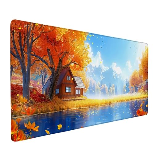 Schreibtischunterlage Weiß Mauspad XXL 1500 x 800 mm, Mousepad Frau Gaming Mauspad Wassxerdicht Anti-Rutsch Mouse Pad Vernähte Kanten Gaming Zubehör für PC, Laptop, Büro, Zuhause, Geschenke -ly25056B Schreibtischunterlage Weiß Mauspad XXL 1500 x 800 mm, Mousepad Frau Gaming Mauspad Wassxerdicht Anti-Rutsch Mouse Pad Vernähte Kanten Gaming Zubehör für PC, Laptop, Büro, Zuhause, Geschenke -ly25056B von LUOLYYEI