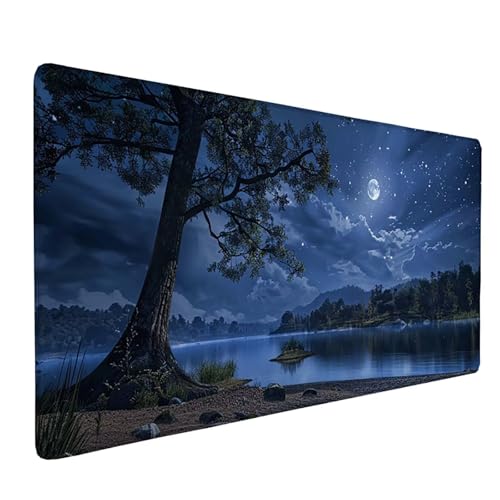 Schreibtischunterlage Weiß Mauspad XXL 1500 x 800 mm, Mousepad Zen Gaming Mauspad Wassxerdicht Anti-Rutsch Mouse Pad Vernähte Kanten Gaming Zubehör für PC, Laptop, Büro, Zuhause, Geschenke -ly2505H1 Schreibtischunterlage Weiß Mauspad XXL 1500 x 800 mm, Mousepad Zen Gaming Mauspad Wassxerdicht Anti-Rutsch Mouse Pad Vernähte Kanten Gaming Zubehör für PC, Laptop, Büro, Zuhause, Geschenke -ly2505H1 von LUOLYYEI