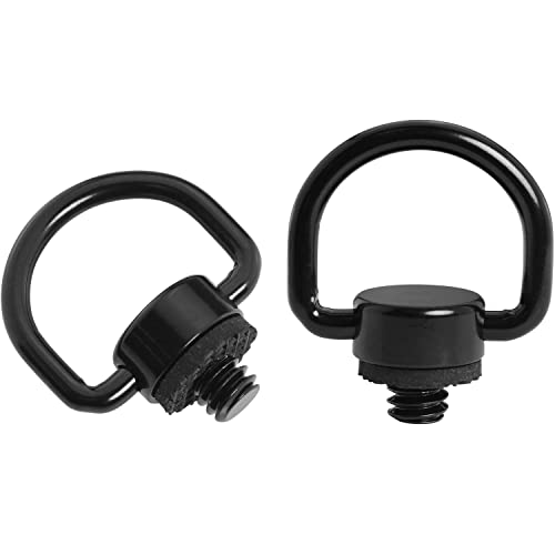 LUORNG 2 Stück D-Schraube Edelstahl D-Ring Schraube Scharnierhalterung Kamera-Befestigungsschraube für Stativ DSLR-Kameras für Schnellspanner Handgelenkschlaufe, Schwarz LUORNG 2 Stück D-Schraube Edelstahl D-Ring Schraube Scharnierhalterung Kamera-Befestigungsschraube für Stativ DSLR-Kameras für Schnellspanner Handgelenkschlaufe, Schwarz von LUORNG