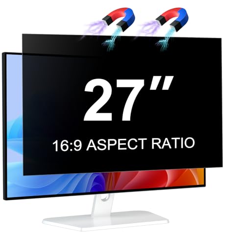 LUSA DESIGN 27 Zoll Bildschirm Magnetischer Blickschutzfilter für Monitor 16:9 Seitenverhältnis, Blendfrei Anti-Blaulicht 27" Sichtschutzfolie, Abnehmbarer Computer Monitor Sichtschutzfilter LUSA DESIGN 27 Zoll Bildschirm Magnetischer Blickschutzfilter für Monitor 16:9 Seitenverhältnis, Blendfrei Anti-Blaulicht 27" Sichtschutzfolie, Abnehmbarer Computer Monitor Sichtschutzfilter von LUSA DESIGN