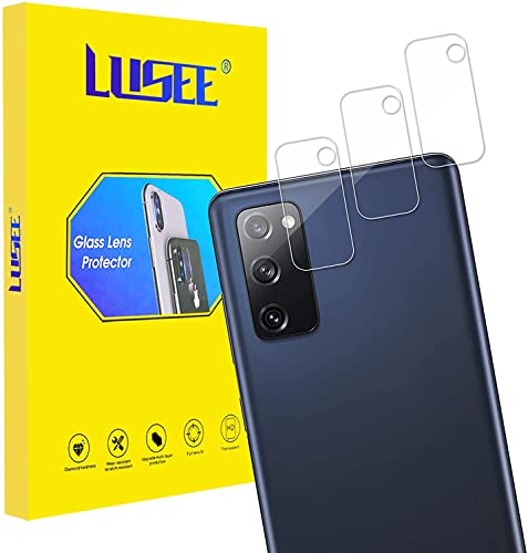 LUSEE 3 Stück Kamera Folie kompatibel mit Samsung Galaxy S20 FE Fan Edition Kamera Glas [Anti Kratzer] [Anti Fingerabdruck] Kameraschutz Folie Galaxy S20 FE Kamera Schutz von LUSEE
