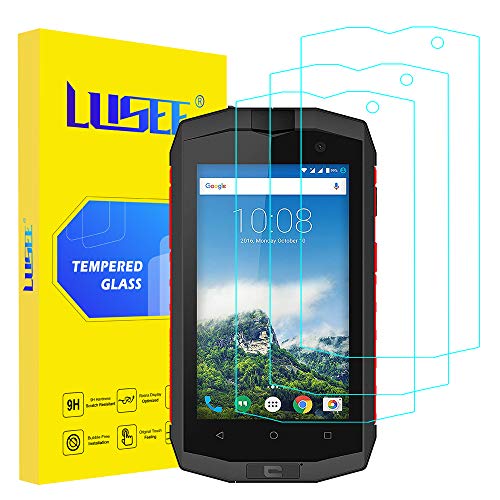 LUSEE 3 Stück Schutzfolie kompatibel mit Crosscall Trekker M1 Core und Crosscall Trekker M1 [9H Härte] Displayschutzfolie HD Folie Schutzfolie [Anti Kratzer] [Anti Fingerabdruck] 2.5D Panzerfolie von LUSEE