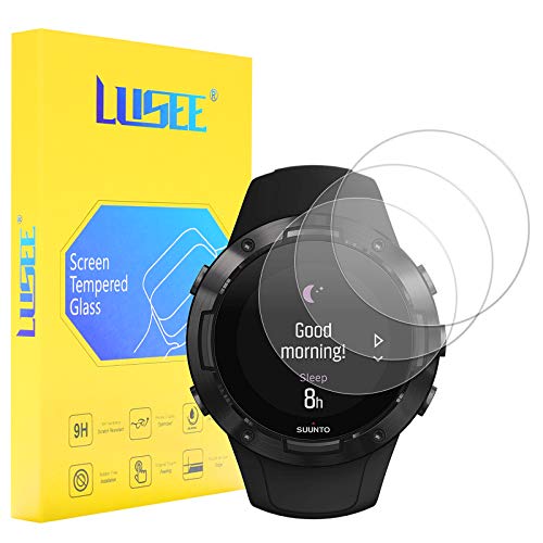 LUSEE 3 Stück Universal Uhr Schutzfolie (Runden, Durchmesser 32mm) [9H Härte] Displayschutzfolie HD Schutzfolie [Anti Kratzer] [Anti Fingerabdruck] 2.5D Panzerfolie von LUSEE