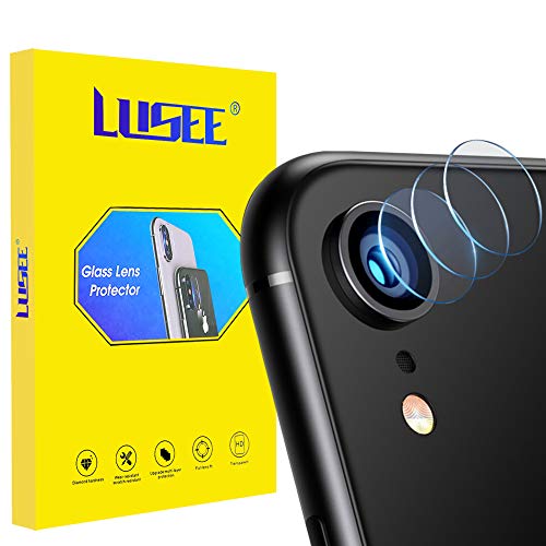 Lusee 3 Stück Kamerafolie für iPhone XR 6.1 Handy Kamera Protector Linse Schutzfolie Hohe Transparenz [Anti Kratzer] [Anti Fingerabdruck] Kameraschutzfolie von LUSEE
