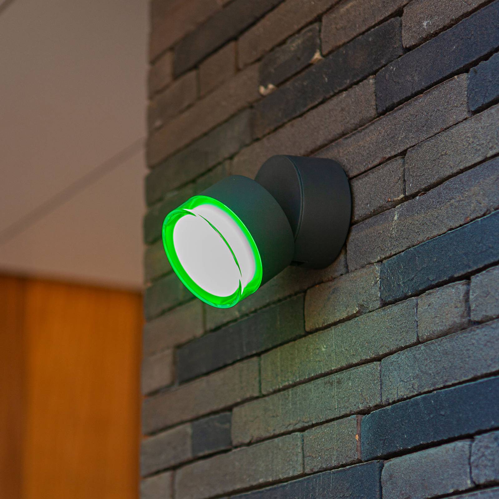 LED-Außenwandleuchte Dropsi, RGBW smart steuerbar von LUTEC connect