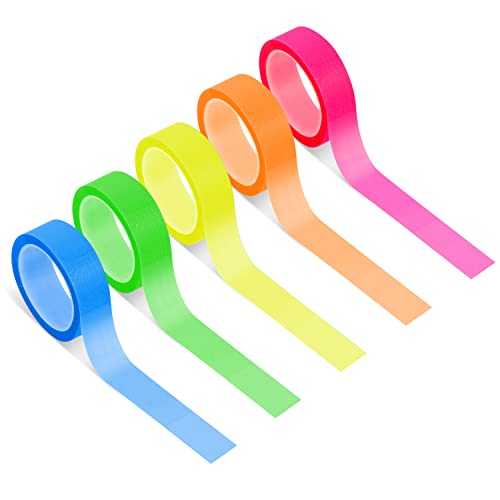 5 Rollen Highlighter Tape, Abnehmbares Neon Fluoreszenz Klebeband, Transparenter Markierungsaufkleber Farbiges Klebeband für Schüler Lehrer Markierungsbücher Lesen, Zuhause (12mmx5m,Burly woodcolor) 5 Rollen Highlighter Tape, Abnehmbares Neon Fluoreszenz Klebeband, Transparenter Markierungsaufkleber Farbiges Klebeband für Schüler Lehrer Markierungsbücher Lesen, Zuhause (12mmx5m,Burly woodcolor) von LUTER