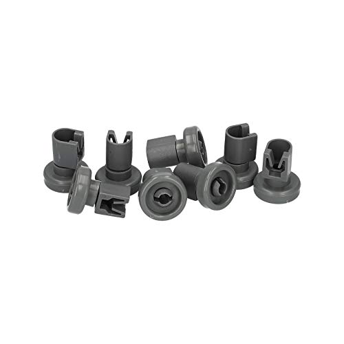 8x Korbrollen Rollen Oberkorb für Geschirrspüler kompatibel mit AEG Electrolux 5028696700 502869670/0 von LUTH Premium Profi Parts