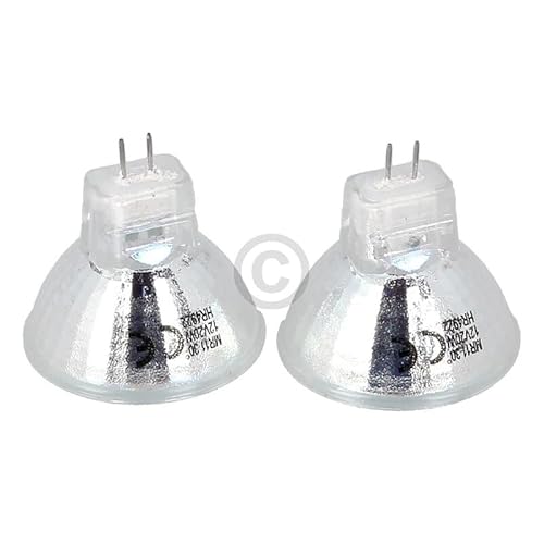 LUTH Premium Profi Parts Kompatibel mit Smeg Halogenlampe Set Gu4 20W 12V 824610768 für Dunstabzugshaube 2Stk von LUTH Premium Profi Parts