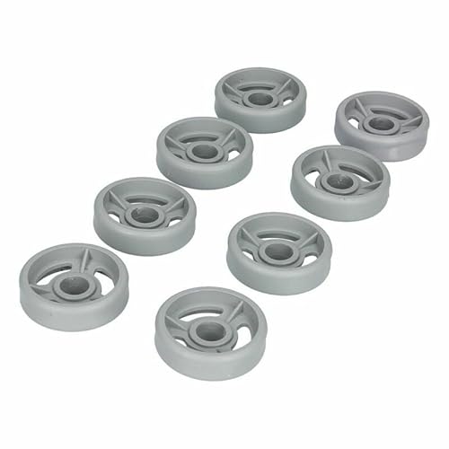 LUTH Premium Profi Parts Korbrollen Unterkorb kompatibel mit Indesit C00056347 für Geschirrspüler 8stk von LUTH Premium Profi Parts