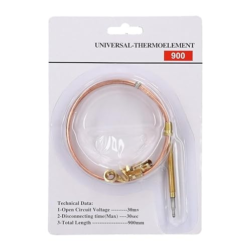 LUTH Premium Profi Parts Thermoelement Universal 900mm Mit Adaptern für Gasherd Gasgrill Etc LUTH Premium Profi Parts Thermoelement Universal 900mm Mit Adaptern für Gasherd Gasgrill Etc von LUTH Premium Profi Parts