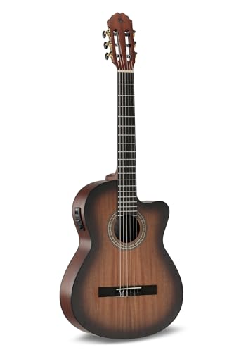 LUTHIER MANUEL RODRÍGUEZ E-Akustikgitarre Caballero Principio Mahagony - Decke Mahagoni massiv black burst- Boden/Zarge Sapelli Mahagoni - ETC-4 Preamp - CA-MM E von Manuel Rodriguez