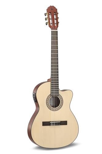 LUTHIER MANUEL RODRÍGUEZ E-Akustikgitarre Caballero Principio - Slim Electric Neck - Massive Fichtendecke - Boden/Zarge Sapelli Mahagoni - 4-Band EQ Preamp - CA-PM SE von Manuel Rodriguez