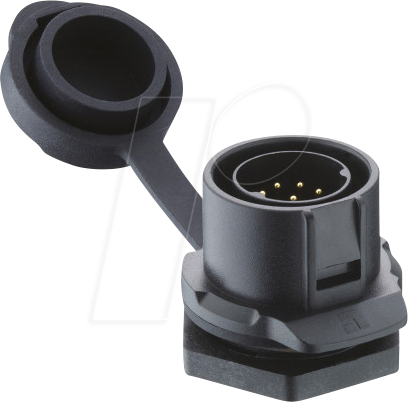 LUT 2630-05-T22 - Quicklock-Einbaustecker - Größe 20, 5 pol von LUTRONIC
