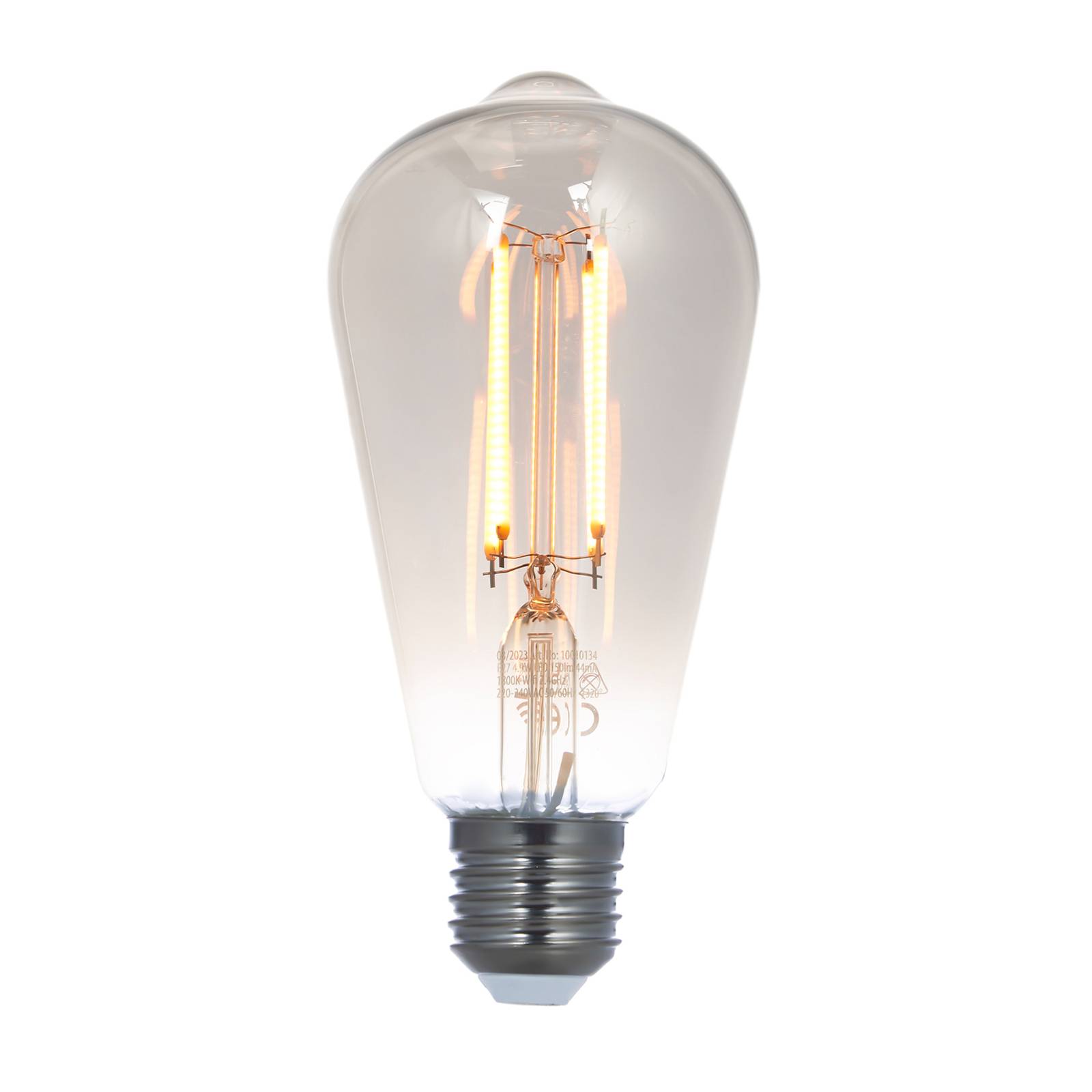 LUUMR Smart LED Filament E27 ST64 rauchgrau 4,9W Tuya WLAN LUUMR Smart LED Filament E27 ST64 rauchgrau 4,9W Tuya WLAN von LUUMR