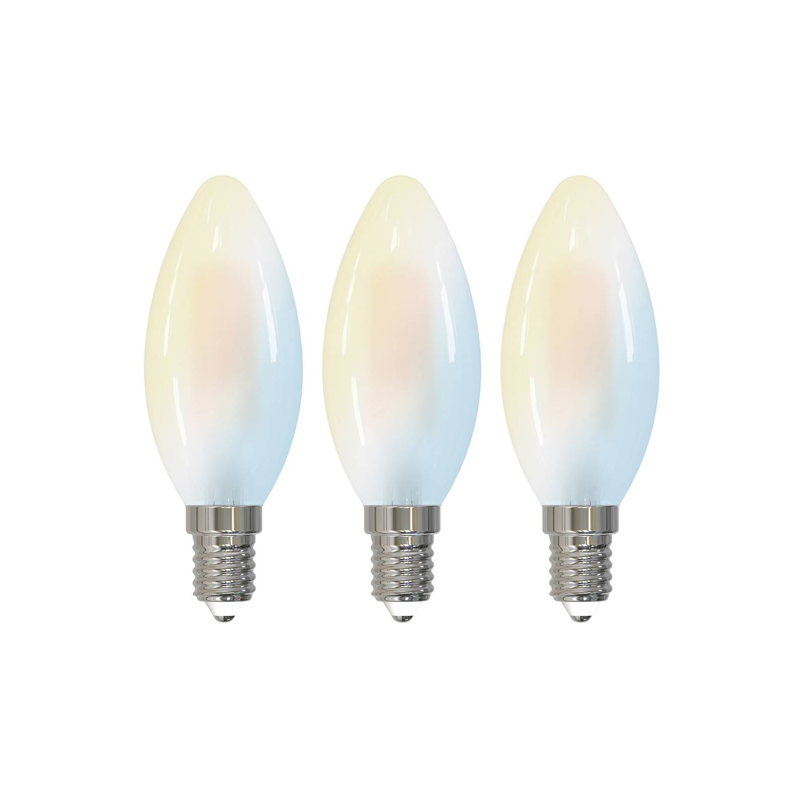 LUUMR Smart LED-Tropfenlampe 3er-Set E14 4,2W CCT klar Tuya LUUMR Smart LED-Tropfenlampe 3er-Set E14 4,2W CCT klar Tuya von LUUMR