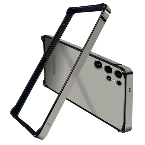 LUVI Schutzhülle für Galaxy S25, Silikon, Rahmenkante, ultradünn, leicht, luxuriös, stoßfest, für Damen, Mädchen, Herren, Grau LUVI Schutzhülle für Galaxy S25, Silikon, Rahmenkante, ultradünn, leicht, luxuriös, stoßfest, für Damen, Mädchen, Herren, Grau von LUVI