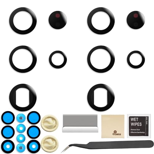 LUVSS 2 Pack Kamera Glas für Samsung Galaxy S22 Ultra Rückseite Kamera Deckel Linse Original Wasserdich Ersatz Reparatur Set SM-S908B/DS LUVSS 2 Pack Kamera Glas für Samsung Galaxy S22 Ultra Rückseite Kamera Deckel Linse Original Wasserdich Ersatz Reparatur Set SM-S908B/DS von LUVSS