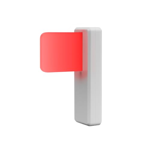 Luxafor Flag 2 – 2. Generation LED Busy Light – Status- und Verfügbarkeitsanzeige für Büro – Vermeiden Sie Ablenkungen am Arbeitsplatz und steigern Sie die Produktivität (Weiß) von LUXAFOR