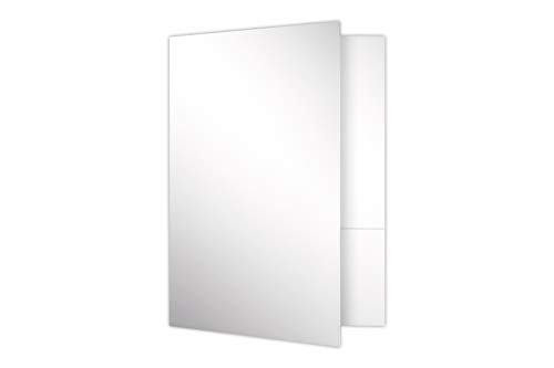 LUXPaper Präsentationsmappen, 22,9 x 30,5 cm, 2 Fächer, Weiß, glänzend, 14 Stück, 50 Stück von LUXPaper