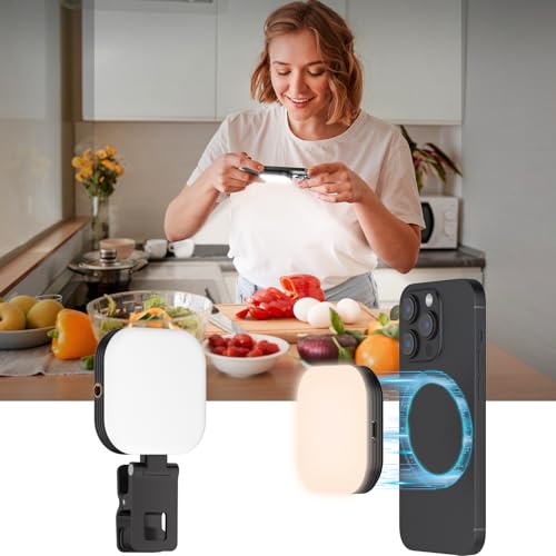 LUXSURE Handy Licht für iPhone, Klein Ringlicht mit Akku, Mini Ringlicht Handy, Tragbares Handylicht Selfie Licht Handy Magnetisch für Laptop/Zoom/Videoanruf/Videoaufnahme/TikTok/YouTube LUXSURE Handy Licht für iPhone, Klein Ringlicht mit Akku, Mini Ringlicht Handy, Tragbares Handylicht Selfie Licht Handy Magnetisch für Laptop/Zoom/Videoanruf/Videoaufnahme/TikTok/YouTube von LUXSURE