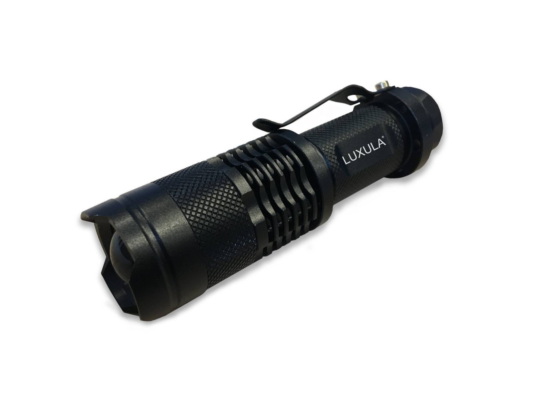 LED-Taschenlampe, Mini, 300 lm, Zoom, 3 Modi von LUXULA