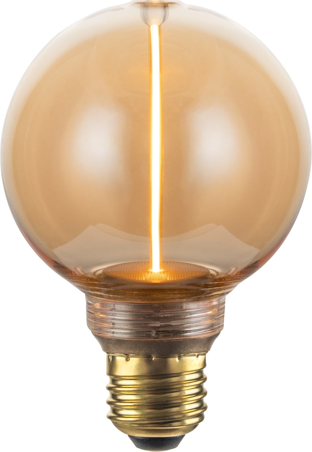 LUXULA LED-Filament-Lampe, Line Amber Globe, E27, 2W, 65lm, 1800K LUXULA LED-Filament-Lampe, Line Amber Globe, E27, 2W, 65lm, 1800K von LUXULA