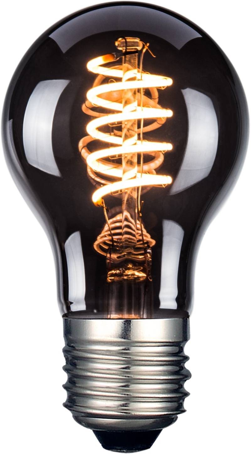 LUXULA LED-Filament-Lampe, SPIRAL, Bulb, E27, 4W, 40lm, 1800K, dimmbar von LUXULA