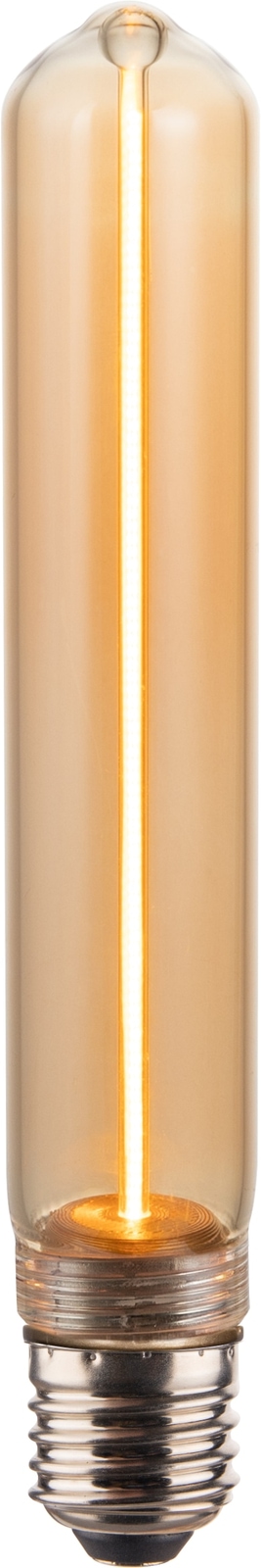 LUXULA LED-Filament-Lampe, Tube Line Amber, E27, 2W, 65lm, 1800K von LUXULA